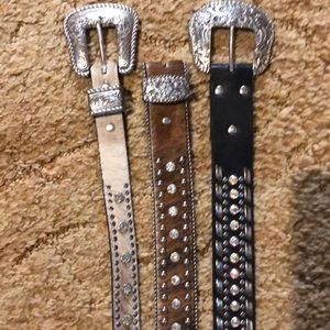 3–Western bling nocona belts